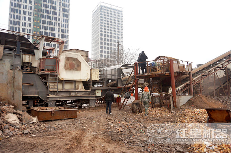 乐鱼网页版客户建筑垃圾处理现场
