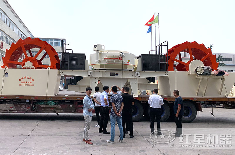 货比三家很重要-客户参观乐鱼网页版水轮洗沙机