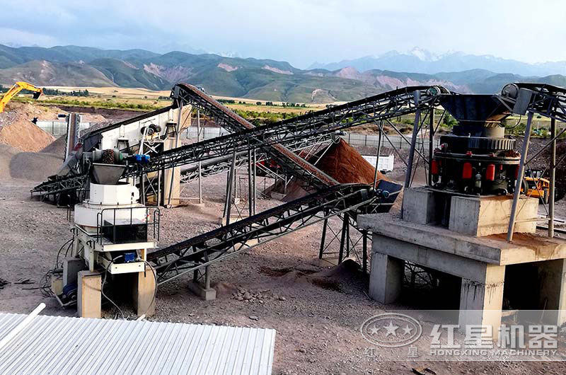 河南乐鱼网页版工程师帮广东一客户定制的砂石生产线