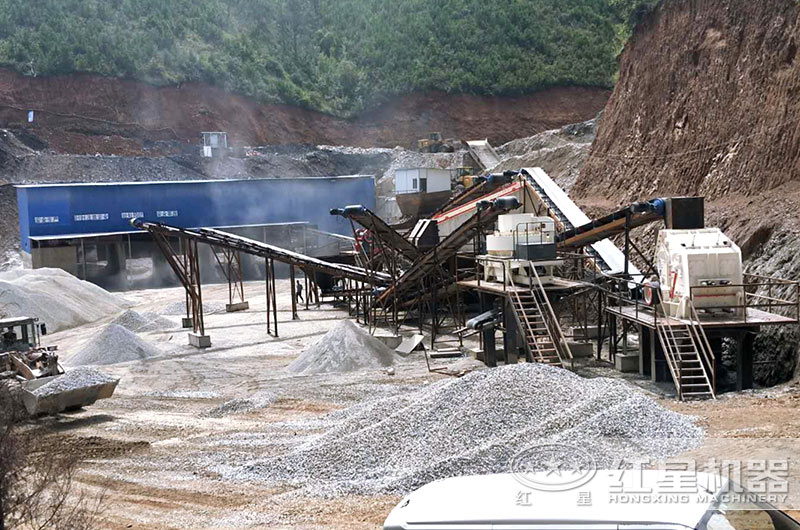 乐鱼网页版工程师为贵州客户量身定制风化石制砂生产线